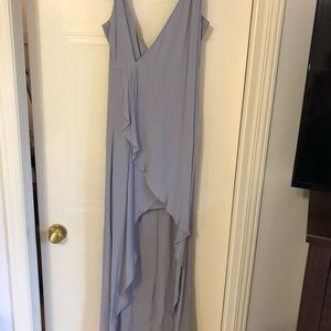 Lilac asymmetrical dress